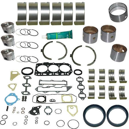 Aftermarket 3TNV88 Engine Overhaul Kit for Yanmar 3 Cyl Engines with 346 Bore 88 mm ENP30-0154